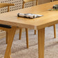 1/2/5/7 Pieces Wood Contemporary Dining Table Set Kitchen Dining Set with Wood Chairs Clearhalo 'Dining Room Sets' 'Dining Tables & Seating' 'dining_room_set' 'furn' 'furn_dining_room_set' 'Furniture' 'furniture_dining_room_set' 'Kitchen & Dining Furniture' 'kitchen&dining_furn' 'kitchen' 4588183