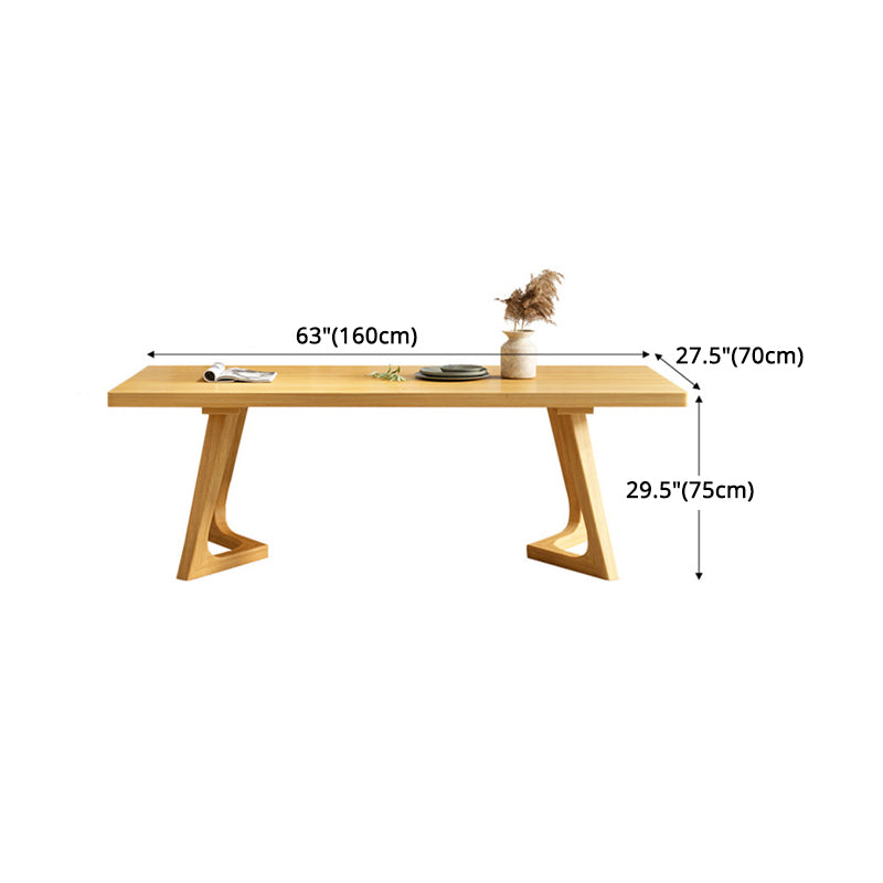 1/2/5/7 Pieces Wood Contemporary Dining Table Set Kitchen Dining Set with Wood Chairs Clearhalo 'Dining Room Sets' 'Dining Tables & Seating' 'dining_room_set' 'furn' 'furn_dining_room_set' 'Furniture' 'furniture_dining_room_set' 'Kitchen & Dining Furniture' 'kitchen&dining_furn' 'kitchen' 4588189