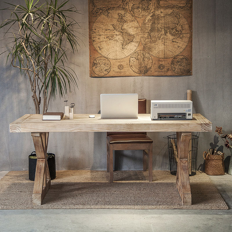 1/2 Pieces Traditional Wood Dining Furniture Set with Wood Chairs Natural Table Furniture Clearhalo &#39;Dining Room Sets&#39; &#39;Dining Tables &amp; Seating&#39; &#39;dining_room_set&#39; &#39;furn&#39; &#39;furn_dining_room_set&#39; &#39;Furniture&#39; &#39;furniture_dining_room_set&#39; &#39;Kitchen &amp; Dining Furniture&#39; &#39;kitchen&amp;dining_furn&#39; &#39;kitchen&#39; 4588198