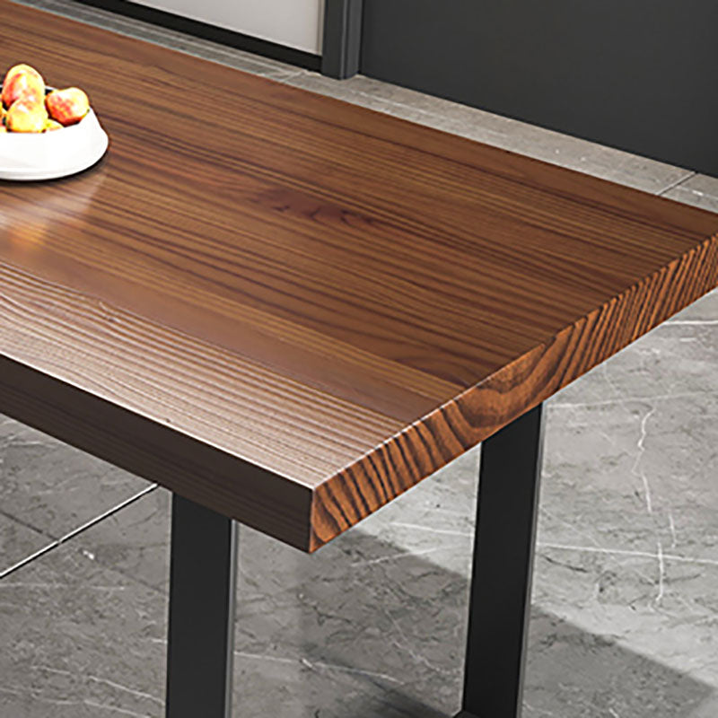 1/2/3/5/7 Pieces Brown Dining Room Set Industrial Style Solid Wood Furniture Clearhalo 'Dining Room Sets' 'Dining Tables & Seating' 'dining_room_set' 'furn' 'furn_dining_room_set' 'Furniture' 'furniture_dining_room_set' 'Kitchen & Dining Furniture' 'kitchen&dining_furn' 'kitchen' 4588256