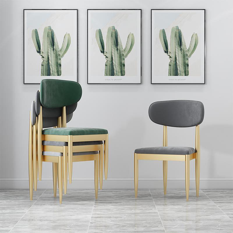 Glam Style 1/5 Pieces Dining Set Rectangle Stone Table Kitchen Set for Dining Room Clearhalo 'Dining Room Sets' 'Dining Tables & Seating' 'dining_room_set' 'furn' 'furn_dining_room_set' 'Furniture' 'furniture_dining_room_set' 'Kitchen & Dining Furniture' 'kitchen&dining_furn' 'kitchen' 4588292