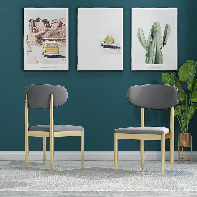 Glam Style 1/5 Pieces Dining Set Rectangle Stone Table Kitchen Set for Dining Room Clearhalo 'Dining Room Sets' 'Dining Tables & Seating' 'dining_room_set' 'furn' 'furn_dining_room_set' 'Furniture' 'furniture_dining_room_set' 'Kitchen & Dining Furniture' 'kitchen&dining_furn' 'kitchen' 4588293