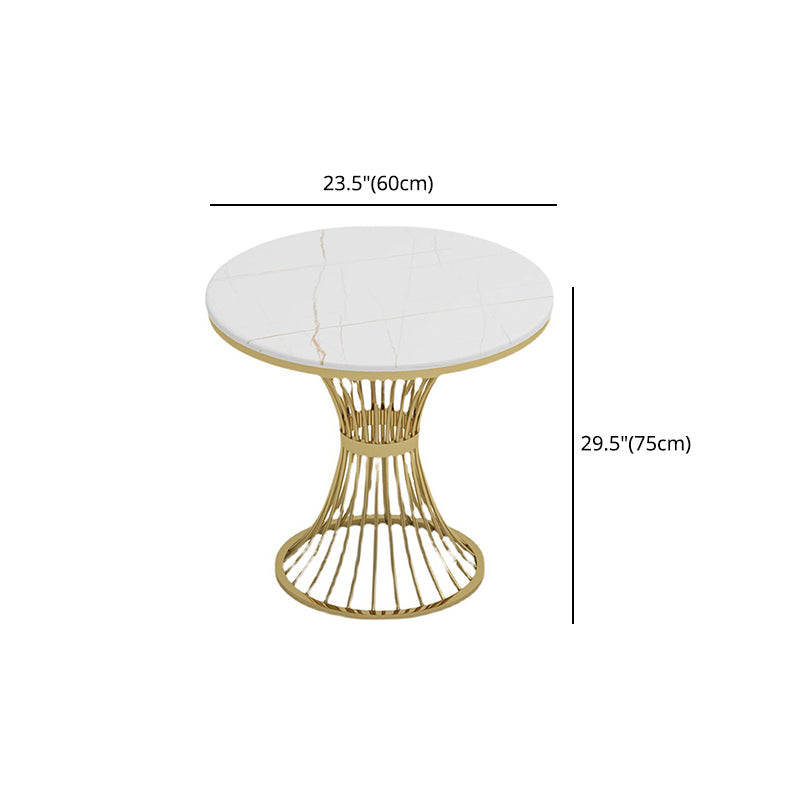 Glam 1/4/5 Pieces Dining Set Gold Base and Stone Top Table Kitchen Set for Dining Room Clearhalo 'Dining Room Sets' 'Dining Tables & Seating' 'dining_room_set' 'furn' 'furn_dining_room_set' 'Furniture' 'furniture_dining_room_set' 'Kitchen & Dining Furniture' 'kitchen&dining_furn' 'kitchen' 4588322