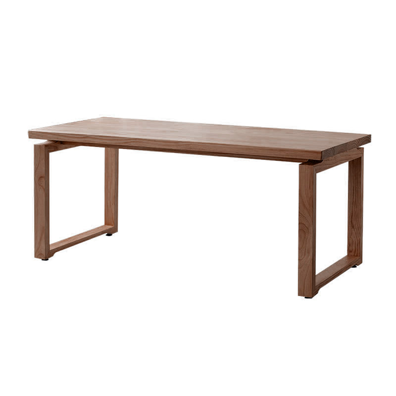 Wood Top Dining Table Rectangle Pine Wood Table with Sled Base Without Chairs Clearhalo ' dining_table' 'Dining Tables & Seating' 'Dining Tables' 'furn' 'furn_dining_table' 'Furniture' 'furniture_dining_table' 'Kitchen & Dining Furniture' 'kitchen&dining_furn' 'kitchen' 'kitchen_dining_table' 4588361