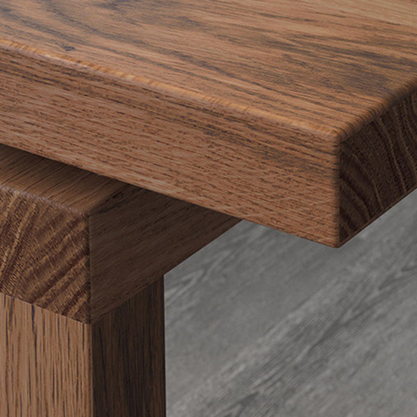 Wood Top Dining Table Rectangle Pine Wood Table with Sled Base Clearhalo ' dining_table' 'Dining Tables & Seating' 'Dining Tables' 'furn' 'furn_dining_table' 'Furniture' 'furniture_dining_table' 'Kitchen & Dining Furniture' 'kitchen&dining_furn' 'kitchen' 'kitchen_dining_table' 4588364