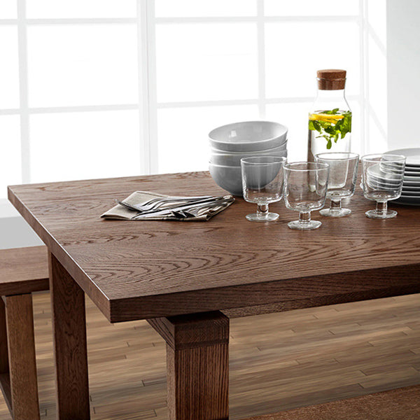 Wood Top Dining Table Rectangle Pine Wood Table with Sled Base Clearhalo ' dining_table' 'Dining Tables & Seating' 'Dining Tables' 'furn' 'furn_dining_table' 'Furniture' 'furniture_dining_table' 'Kitchen & Dining Furniture' 'kitchen&dining_furn' 'kitchen' 'kitchen_dining_table' 4588365