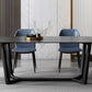 Industrial Style Dining Site Table Rectangle Stone Table with Trestle Base Clearhalo ' dining_table' 'Dining Tables & Seating' 'Dining Tables' 'furn' 'furn_dining_table' 'Furniture' 'furniture_dining_table' 'Kitchen & Dining Furniture' 'kitchen&dining_furn' 'kitchen' 'kitchen_dining_table' 4588385