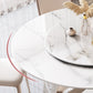 Round Dining Table Luxury Style Stone Pedestal Dinner Table with Turntable Clearhalo ' dining_table' 'Dining Tables & Seating' 'Dining Tables' 'furn' 'furn_dining_table' 'Furniture' 'furniture_dining_table' 'Kitchen & Dining Furniture' 'kitchen&dining_furn' 'kitchen' 'kitchen_dining_table' 4588410