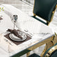 Rectangle Shape Luxury Style Dining Table Marble Fixed Table for Kitchen Clearhalo ' dining_table' 'Dining Tables & Seating' 'Dining Tables' 'furn' 'furn_dining_table' 'Furniture' 'furniture_dining_table' 'Kitchen & Dining Furniture' 'kitchen&dining_furn' 'kitchen' 'kitchen_dining_table' 4588422