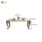 Rectangle Shape Luxury Style Dining Table Marble Fixed Table for Kitchen Clearhalo ' dining_table' 'Dining Tables & Seating' 'Dining Tables' 'furn' 'furn_dining_table' 'Furniture' 'furniture_dining_table' 'Kitchen & Dining Furniture' 'kitchen&dining_furn' 'kitchen' 'kitchen_dining_table' 4588430