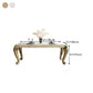 Rectangle Shape Luxury Style Dining Table Marble Fixed Table for Kitchen Clearhalo ' dining_table' 'Dining Tables & Seating' 'Dining Tables' 'furn' 'furn_dining_table' 'Furniture' 'furniture_dining_table' 'Kitchen & Dining Furniture' 'kitchen&dining_furn' 'kitchen' 'kitchen_dining_table' 4588433