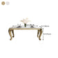Rectangle Shape Luxury Style Dining Table Marble Fixed Table for Kitchen Clearhalo ' dining_table' 'Dining Tables & Seating' 'Dining Tables' 'furn' 'furn_dining_table' 'Furniture' 'furniture_dining_table' 'Kitchen & Dining Furniture' 'kitchen&dining_furn' 'kitchen' 'kitchen_dining_table' 4588434