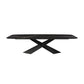 Sintered Stone Top Table for Restaurant Industrial Dining Table with Black Pedestal Base Black Without Chairs Clearhalo ' dining_table' 'Dining Tables & Seating' 'Dining Tables' 'furn' 'furn_dining_table' 'Furniture' 'furniture_dining_table' 'Kitchen & Dining Furniture' 'kitchen&dining_furn' 'kitchen' 'kitchen_dining_table' 4588439
