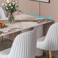 Metal Contemporary Free Form Table Sintered Stone Table with 3 Legs Clearhalo ' dining_table' 'Dining Tables & Seating' 'Dining Tables' 'furn' 'furn_dining_table' 'Furniture' 'furniture_dining_table' 'Kitchen & Dining Furniture' 'kitchen&dining_furn' 'kitchen' 'kitchen_dining_table' 4588454