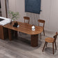 Solid Wood Top Dining Table Modern Pine Wood Table with 3 Legs Brown Without Chairs Clearhalo ' dining_table' 'Dining Tables & Seating' 'Dining Tables' 'furn' 'furn_dining_table' 'Furniture' 'furniture_dining_table' 'Kitchen & Dining Furniture' 'kitchen&dining_furn' 'kitchen' 'kitchen_dining_table' 4588463