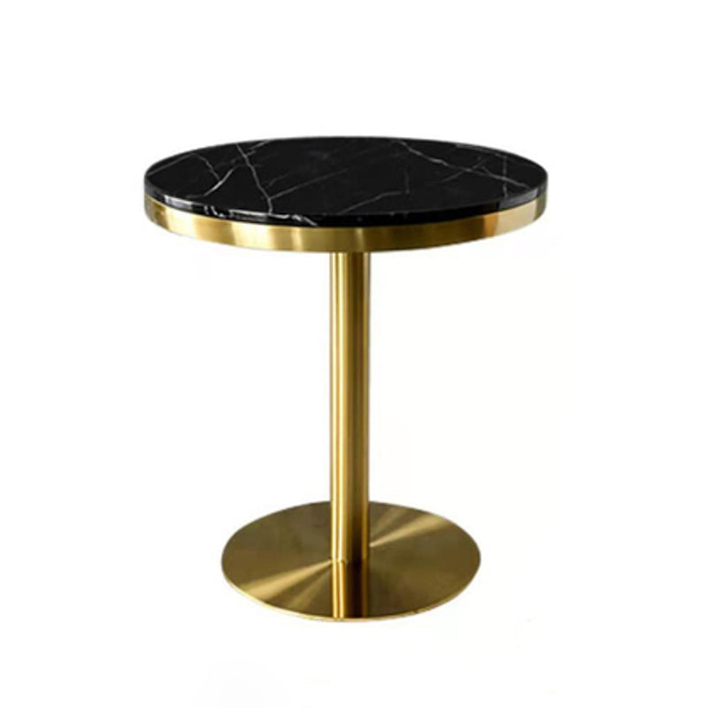 Metal Traditional Luxury Round Dining Table Marble Indoor Table with Pedestal Base Black-Gold Without Chairs Clearhalo ' dining_table' 'Dining Tables & Seating' 'Dining Tables' 'furn' 'furn_dining_table' 'Furniture' 'furniture_dining_table' 'Kitchen & Dining Furniture' 'kitchen&dining_furn' 'kitchen' 'kitchen_dining_table' 4588475