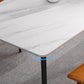 Industrial Sintered Stone Table Restaurant Rectangle Table with Double Pedestal Base Clearhalo ' dining_table' 'Dining Tables & Seating' 'Dining Tables' 'furn' 'furn_dining_table' 'Furniture' 'furniture_dining_table' 'Kitchen & Dining Furniture' 'kitchen&dining_furn' 'kitchen' 'kitchen_dining_table' 4588501