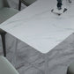 Sintered Stone Dining Table Modern Rectangle Dining Table with Acrylic Base for Home Use Clearhalo ' dining_table' 'Dining Tables & Seating' 'Dining Tables' 'furn' 'furn_dining_table' 'Furniture' 'furniture_dining_table' 'Kitchen & Dining Furniture' 'kitchen&dining_furn' 'kitchen' 'kitchen_dining_table' 4588525