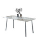 Sintered Stone Dining Table Modern Rectangle Dining Table with Acrylic Base for Home Use Pandora Gold Without Chairs Clearhalo ' dining_table' 'Dining Tables & Seating' 'Dining Tables' 'furn' 'furn_dining_table' 'Furniture' 'furniture_dining_table' 'Kitchen & Dining Furniture' 'kitchen&dining_furn' 'kitchen' 'kitchen_dining_table' 4588528