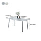 Sintered Stone Dining Table Modern Rectangle Dining Table with Acrylic Base for Home Use Clearhalo ' dining_table' 'Dining Tables & Seating' 'Dining Tables' 'furn' 'furn_dining_table' 'Furniture' 'furniture_dining_table' 'Kitchen & Dining Furniture' 'kitchen&dining_furn' 'kitchen' 'kitchen_dining_table' 4588531