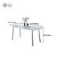 Sintered Stone Dining Table Modern Rectangle Dining Table with Acrylic Base for Home Use Clearhalo ' dining_table' 'Dining Tables & Seating' 'Dining Tables' 'furn' 'furn_dining_table' 'Furniture' 'furniture_dining_table' 'Kitchen & Dining Furniture' 'kitchen&dining_furn' 'kitchen' 'kitchen_dining_table' 4588532