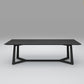 Rectangle Industrial Dining Table Solid Wood Fixed Table with Trestle Base Clearhalo ' dining_table' 'Dining Tables & Seating' 'Dining Tables' 'furn' 'furn_dining_table' 'Furniture' 'furniture_dining_table' 'Kitchen & Dining Furniture' 'kitchen&dining_furn' 'kitchen' 'kitchen_dining_table' 4588597