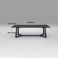 Rectangle Industrial Dining Table Solid Wood Fixed Table with Trestle Base Clearhalo ' dining_table' 'Dining Tables & Seating' 'Dining Tables' 'furn' 'furn_dining_table' 'Furniture' 'furniture_dining_table' 'Kitchen & Dining Furniture' 'kitchen&dining_furn' 'kitchen' 'kitchen_dining_table' 4588611