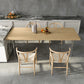 Solid Wood Dining Table Modern Rectangle Dining Table with Acrylic Base Natural 63"L x 27.6"W x 29.5"H Without Chairs Clearhalo ' dining_table' 'Dining Tables & Seating' 'Dining Tables' 'furn' 'furn_dining_table' 'Furniture' 'furniture_dining_table' 'Kitchen & Dining Furniture' 'kitchen&dining_furn' 'kitchen' 'kitchen_dining_table' 4588629