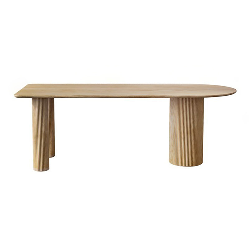 Contemporary Solid Wood Free Form Dining Table Pine Wood Top Dining Table with 3 Legs Natural Without Chairs Clearhalo ' dining_table' 'Dining Tables & Seating' 'Dining Tables' 'furn' 'furn_dining_table' 'Furniture' 'furniture_dining_table' 'Kitchen & Dining Furniture' 'kitchen&dining_furn' 'kitchen' 'kitchen_dining_table' 4588646