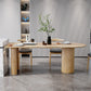 Contemporary Solid Wood Free Form Dining Table Pine Wood Top Dining Table with 3 Legs Clearhalo ' dining_table' 'Dining Tables & Seating' 'Dining Tables' 'furn' 'furn_dining_table' 'Furniture' 'furniture_dining_table' 'Kitchen & Dining Furniture' 'kitchen&dining_furn' 'kitchen' 'kitchen_dining_table' 4588653