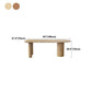 Contemporary Solid Wood Free Form Dining Table Pine Wood Top Dining Table with 3 Legs Clearhalo ' dining_table' 'Dining Tables & Seating' 'Dining Tables' 'furn' 'furn_dining_table' 'Furniture' 'furniture_dining_table' 'Kitchen & Dining Furniture' 'kitchen&dining_furn' 'kitchen' 'kitchen_dining_table' 4588658