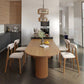 Solid Wood Contemporary Free Form Table Pine Wood Top Table for Dining Room Natural 70.9"L x 31.5"W x 29.5"H Without Chairs Clearhalo ' dining_table' 'Dining Tables & Seating' 'Dining Tables' 'furn' 'furn_dining_table' 'Furniture' 'furniture_dining_table' 'Kitchen & Dining Furniture' 'kitchen&dining_furn' 'kitchen' 'kitchen_dining_table' 4588678