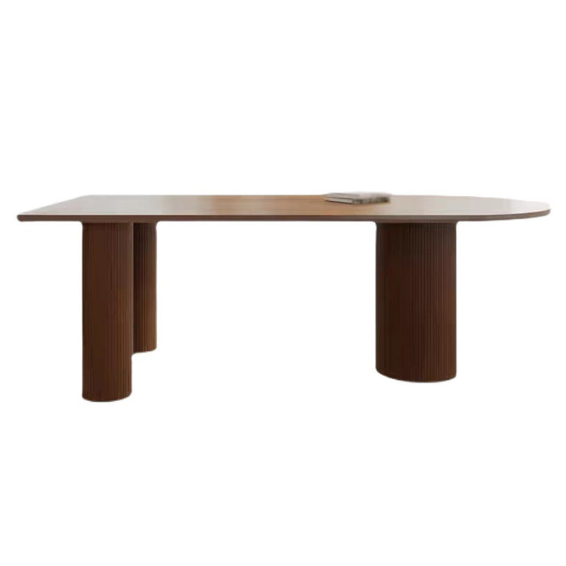 Solid Wood Contemporary Free Form Table Pine Wood Top Table for Dining Room Natural Without Chairs Clearhalo ' dining_table' 'Dining Tables & Seating' 'Dining Tables' 'furn' 'furn_dining_table' 'Furniture' 'furniture_dining_table' 'Kitchen & Dining Furniture' 'kitchen&dining_furn' 'kitchen' 'kitchen_dining_table' 4588682