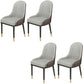 Glam Metal Dining Arm Chair Upholstered Side Chairs for Restaurant Use Grey 4 Piece Set Clearhalo ' kitchen&dining_furn' 'Dining Chairs' 'Dining Tables & Seating' 'dining_chair' 'furn' 'furn_dining_chair' 'Furniture' 'furniture_dining_chair' 'Kitchen & Dining Furniture' 'kitchen' 4588700