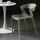 Scandinavian Style Open Back Dining Side Chair Plastic Dining Armless Chair for Home Clearhalo ' kitchen&dining_furn' 'Dining Chairs' 'Dining Tables & Seating' 'dining_chair' 'furn' 'furn_dining_chair' 'Furniture' 'furniture_dining_chair' 'Kitchen & Dining Furniture' 'kitchen' 4588803