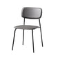 Contemporary Kitchen Chair Dining Armless Side Chairs with Metal Legs Grey 1 Piece Clearhalo ' kitchen&dining_furn' 'Dining Chairs' 'Dining Tables & Seating' 'dining_chair' 'furn' 'furn_dining_chair' 'Furniture' 'furniture_dining_chair' 'Kitchen & Dining Furniture' 'kitchen' 4588838