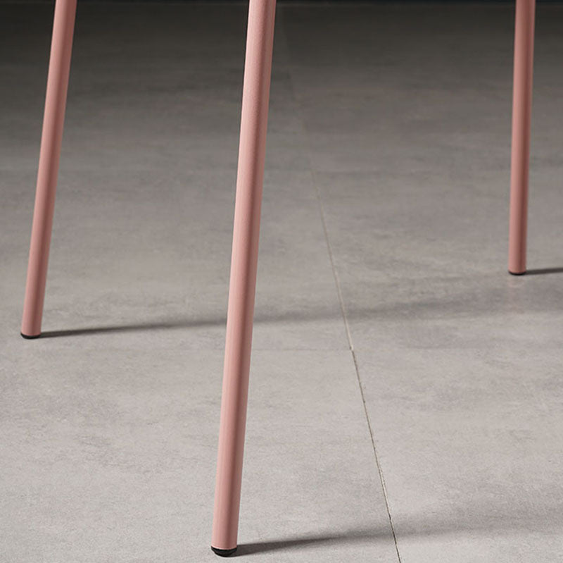 Contemporary Kitchen Chair Dining Armless Side Chairs with Metal Legs Clearhalo ' kitchen&dining_furn' 'Dining Chairs' 'Dining Tables & Seating' 'dining_chair' 'furn' 'furn_dining_chair' 'Furniture' 'furniture_dining_chair' 'Kitchen & Dining Furniture' 'kitchen' 4588852