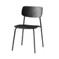 Contemporary Kitchen Chair Dining Armless Side Chairs with Metal Legs Black 1 Piece Clearhalo ' kitchen&dining_furn' 'Dining Chairs' 'Dining Tables & Seating' 'dining_chair' 'furn' 'furn_dining_chair' 'Furniture' 'furniture_dining_chair' 'Kitchen & Dining Furniture' 'kitchen' 4588868
