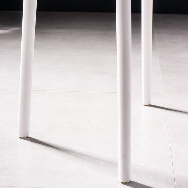 Contemporary Style Kitchen Chair Plastic Armless Open Back Dining Side Chair Clearhalo ' kitchen&dining_furn' 'Dining Chairs' 'Dining Tables & Seating' 'dining_chair' 'furn' 'furn_dining_chair' 'Furniture' 'furniture_dining_chair' 'Kitchen & Dining Furniture' 'kitchen' 4588924