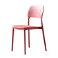 Contemporary Style Kitchen Chair Plastic Armless Open Back Dining Side Chair Rose Bloom 1 Piece Clearhalo ' kitchen&dining_furn' 'Dining Chairs' 'Dining Tables & Seating' 'dining_chair' 'furn' 'furn_dining_chair' 'Furniture' 'furniture_dining_chair' 'Kitchen & Dining Furniture' 'kitchen' 4588940
