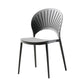 Contemporary Style Kitchen Plastic Chairs Dining Armless Open Back Side Chair Grey 1 Piece Clearhalo ' kitchen&dining_furn' 'Dining Chairs' 'Dining Tables & Seating' 'dining_chair' 'furn' 'furn_dining_chair' 'Furniture' 'furniture_dining_chair' 'Kitchen & Dining Furniture' 'kitchen' 4588951