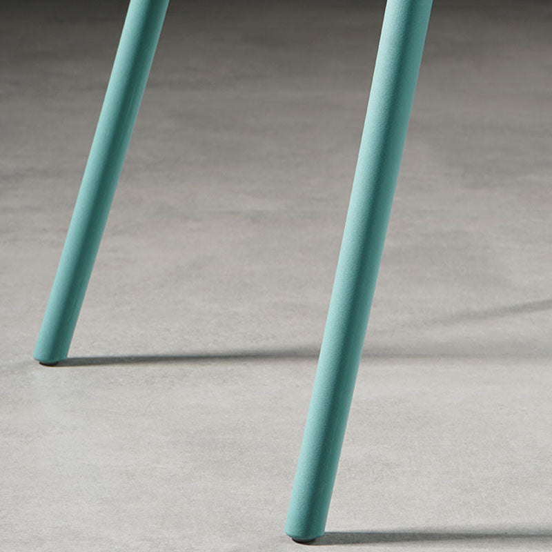 Contemporary Style Kitchen Plastic Chairs Dining Armless Open Back Side Chair Clearhalo ' kitchen&dining_furn' 'Dining Chairs' 'Dining Tables & Seating' 'dining_chair' 'furn' 'furn_dining_chair' 'Furniture' 'furniture_dining_chair' 'Kitchen & Dining Furniture' 'kitchen' 4588963