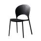 Contemporary Style Kitchen Plastic Chairs Dining Armless Open Back Side Chair Black 1 Piece Clearhalo ' kitchen&dining_furn' 'Dining Chairs' 'Dining Tables & Seating' 'dining_chair' 'furn' 'furn_dining_chair' 'Furniture' 'furniture_dining_chair' 'Kitchen & Dining Furniture' 'kitchen' 4588968