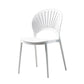 Contemporary Style Kitchen Plastic Chairs Dining Armless Open Back Side Chair White 1 Piece Clearhalo ' kitchen&dining_furn' 'Dining Chairs' 'Dining Tables & Seating' 'dining_chair' 'furn' 'furn_dining_chair' 'Furniture' 'furniture_dining_chair' 'Kitchen & Dining Furniture' 'kitchen' 4588975