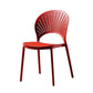 Contemporary Style Kitchen Plastic Chairs Dining Armless Open Back Side Chair Red 1 Piece Clearhalo ' kitchen&dining_furn' 'Dining Chairs' 'Dining Tables & Seating' 'dining_chair' 'furn' 'furn_dining_chair' 'Furniture' 'furniture_dining_chair' 'Kitchen & Dining Furniture' 'kitchen' 4588999