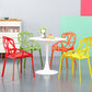 Plastic Contemporary Dinette Chairs Kitchen Dining Arm Side Chair Clearhalo ' kitchen&dining_furn' 'Dining Chairs' 'Dining Tables & Seating' 'dining_chair' 'furn' 'furn_dining_chair' 'Furniture' 'furniture_dining_chair' 'Kitchen & Dining Furniture' 'kitchen' 4589016