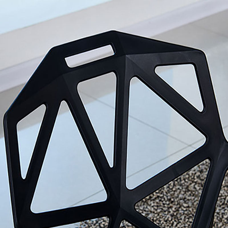 Plastic Contemporary Dinette Chairs Kitchen Dining Arm Side Chair Clearhalo ' kitchen&dining_furn' 'Dining Chairs' 'Dining Tables & Seating' 'dining_chair' 'furn' 'furn_dining_chair' 'Furniture' 'furniture_dining_chair' 'Kitchen & Dining Furniture' 'kitchen' 4589019