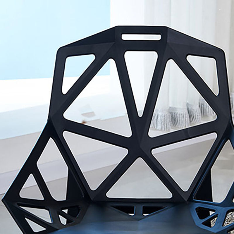 Plastic Contemporary Dinette Chairs Kitchen Dining Arm Side Chair Clearhalo ' kitchen&dining_furn' 'Dining Chairs' 'Dining Tables & Seating' 'dining_chair' 'furn' 'furn_dining_chair' 'Furniture' 'furniture_dining_chair' 'Kitchen & Dining Furniture' 'kitchen' 4589021