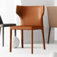 Contemporary Leather Dining Room Chair Armless Wingback Side Chair for Home Use Clearhalo ' kitchen&dining_furn' 'Dining Chairs' 'Dining Tables & Seating' 'dining_chair' 'furn' 'furn_dining_chair' 'Furniture' 'furniture_dining_chair' 'Kitchen & Dining Furniture' 'kitchen' 4589060