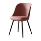 Contemporary Style Kitchen Chair Dining Armless Side Chairs with Metal Legs Pink 1 Piece Clearhalo ' kitchen&dining_furn' 'Dining Chairs' 'Dining Tables & Seating' 'dining_chair' 'furn' 'furn_dining_chair' 'Furniture' 'furniture_dining_chair' 'Kitchen & Dining Furniture' 'kitchen' 4589200